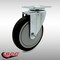 Service Caster 5 Inch SS Black Polyurethane Wheel Swivel Top Plate Caster SCC-SS20S514-PPUB-BLK - alternate 1